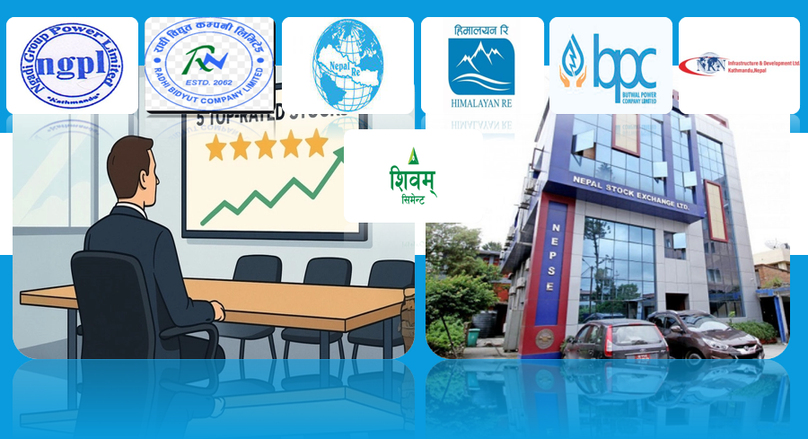 चरम गिरावट आउदा पनि यि हुन लगानीकर्ताको सर्वाधिक रोजाइमा परेका १० कम्पनी